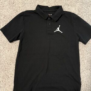 Jordan Black Polo Shirt
